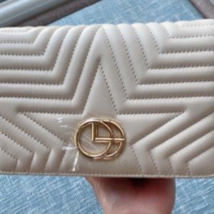 Messenger chain bag single shoulder leather small